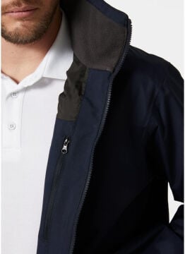 Helly Hansen Crew Kapüşonlu Erkek Ceket Lacivert
