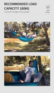 Naturehike Ultralight Swing Tek Kişilik Hamak |340T Pongee| Turuncu MZ