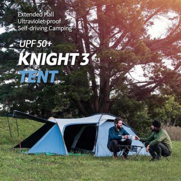 Naturehike Knight-3 +UPF50 3 Kişilik Kamp Çadırı NH19G001-Y