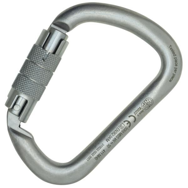 KONG X-LARGE CARBON TWIST LOCK Emniyet Karabinası Lunar White EN 362/M