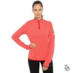 Gore-Tex Bayan Uzun Kollu Pembe Ipod Cepli ProDryFit Outdoor, Koşu, Fitness Tişört