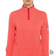 Gore-Tex Bayan Uzun Kollu Pembe Ipod Cepli ProDryFit Outdoor, Koşu, Fitness Tişört