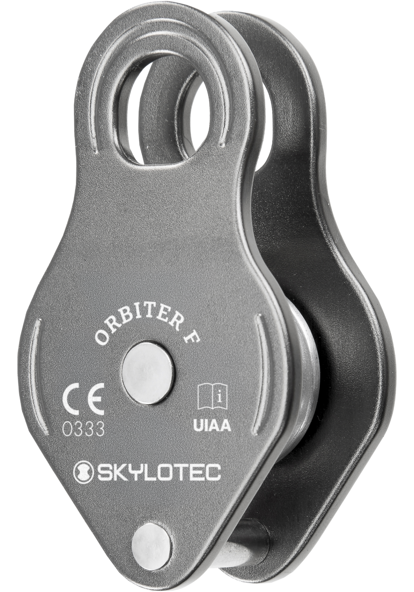 Skylotec Orbiter F H-6074-800 Gri Alüminyum Paslanmaz Çelik Tekli Makara 30 kN
