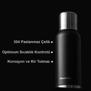 Naturehike Q-9H Paslanmaz Çelik Vakumlu Termos 1000 ML NH19SJ010-1000ML