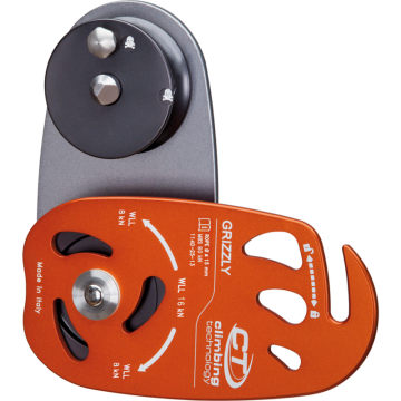 Skylotec Grizzly H-279 Gri Turuncu Alüminyum Paslanmaz Çelik Ağır Yük Makarası 80 kN