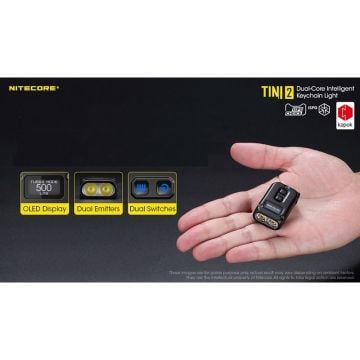 Nitecore Tini2 500 Lümen Şarjlı El Feneri