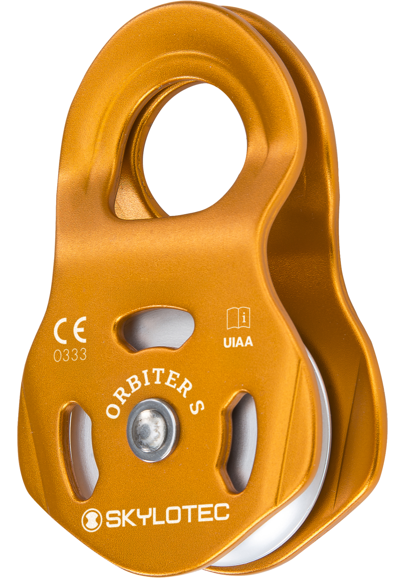 Skylotec Orbiter S H-6076-200 Turuncu Alüminyum Paslanmaz Çelik Tekli Makara 32 kN