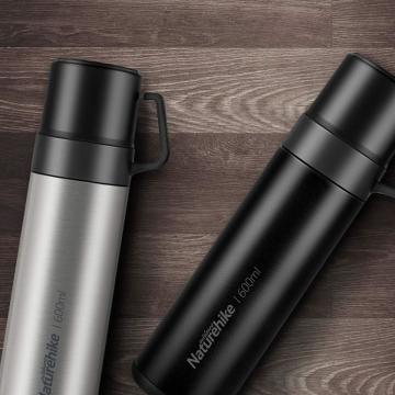 Naturehike 3IN1 Vacuum Paslanmaz Çelik Termos 600 ML NH17S020-B