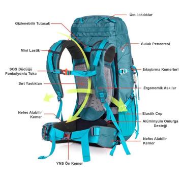 Naturehike 55+5 Lt Trekking Sırt Çantası NH16Y020-Q