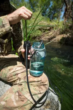 Katadyn Pocket Army Askeri ve Taktik Kullanım İçin Uzun Ömürlü Seramik Su Filtresi
