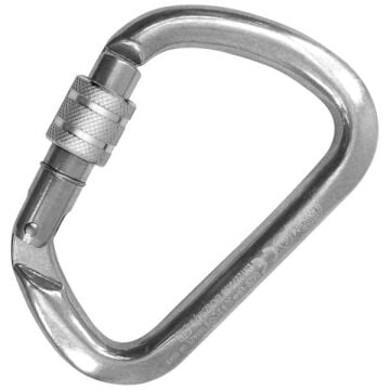 Kong X-Large Alu Vidalı Screw Sleeve Kilitli 30KN Alüminyum D Karabina Parlak EN 362/B EN 12275/B 711MA0PPPKK
