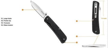 RUIKE LD11-B FONKSİYONEL ÇAKI