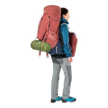 Deuter Aircontact X 70+15 SL Kadın Sırt Çantası redwood-ink