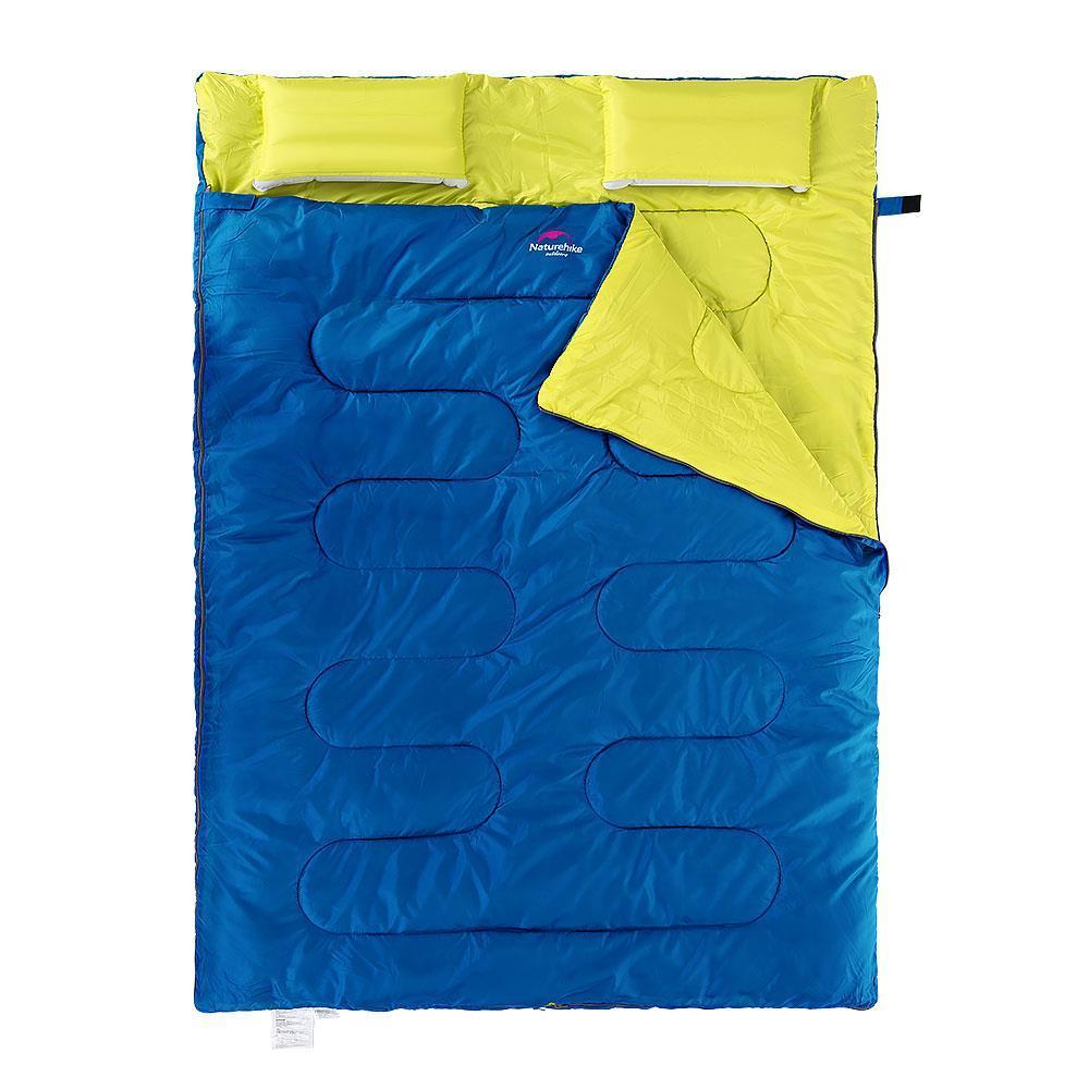 Naturehike Yastıklı Çift Kişilik Uyku Tulumu Mavi SD15M030-J