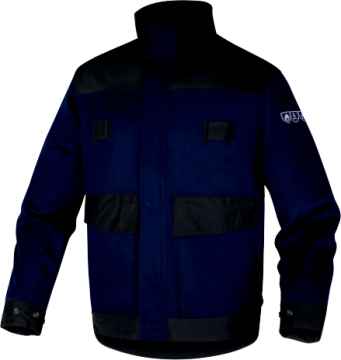 Delta Plus MAIVE2 Lacivert Alev Geciktirici Antistatik Çoklu Risk İş Ceketi EN61482-2 EN1149-5 EN ISO 11611 EN ISO 11612 EN ISO 13688