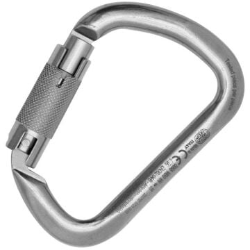 Kong X-Large Inox Auto Block Otomatik 3 Kilitli 35KN AISI 316 Paslanmaz Çelik D Karabina Parlak EN 362/B 511MR0PP5KK