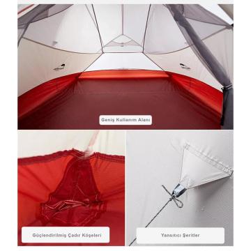 Naturehike Cloud UP-2 Ultralight 2 Kişilik Kamp Çadırı NH17T001-T 210T