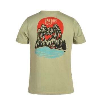 PAJAK Swanski Spider Olive %100 Pamuk Regular Fit Outdoor T-Shirt