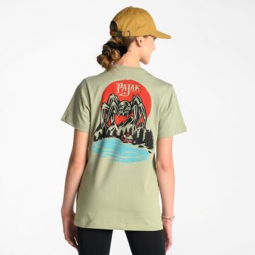 PAJAK Swanski Spider Olive %100 Pamuk Regular Fit Outdoor T-Shirt