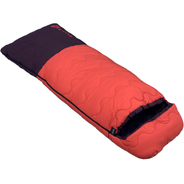 Bushlove Canyon -20 Derece XXL Geniş Uyku Tulumu Turuncu Bordo