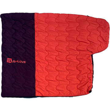 Bushlove Canyon -20 Derece XXL Geniş Uyku Tulumu Turuncu Bordo