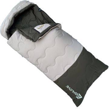 Bushlove Canyon -20 Derece XXL Geniş Uyku Tulumu Bej Haki