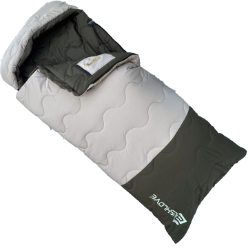 Bushlove Canyon -20 Derece XXL Geniş Uyku Tulumu Bej Haki