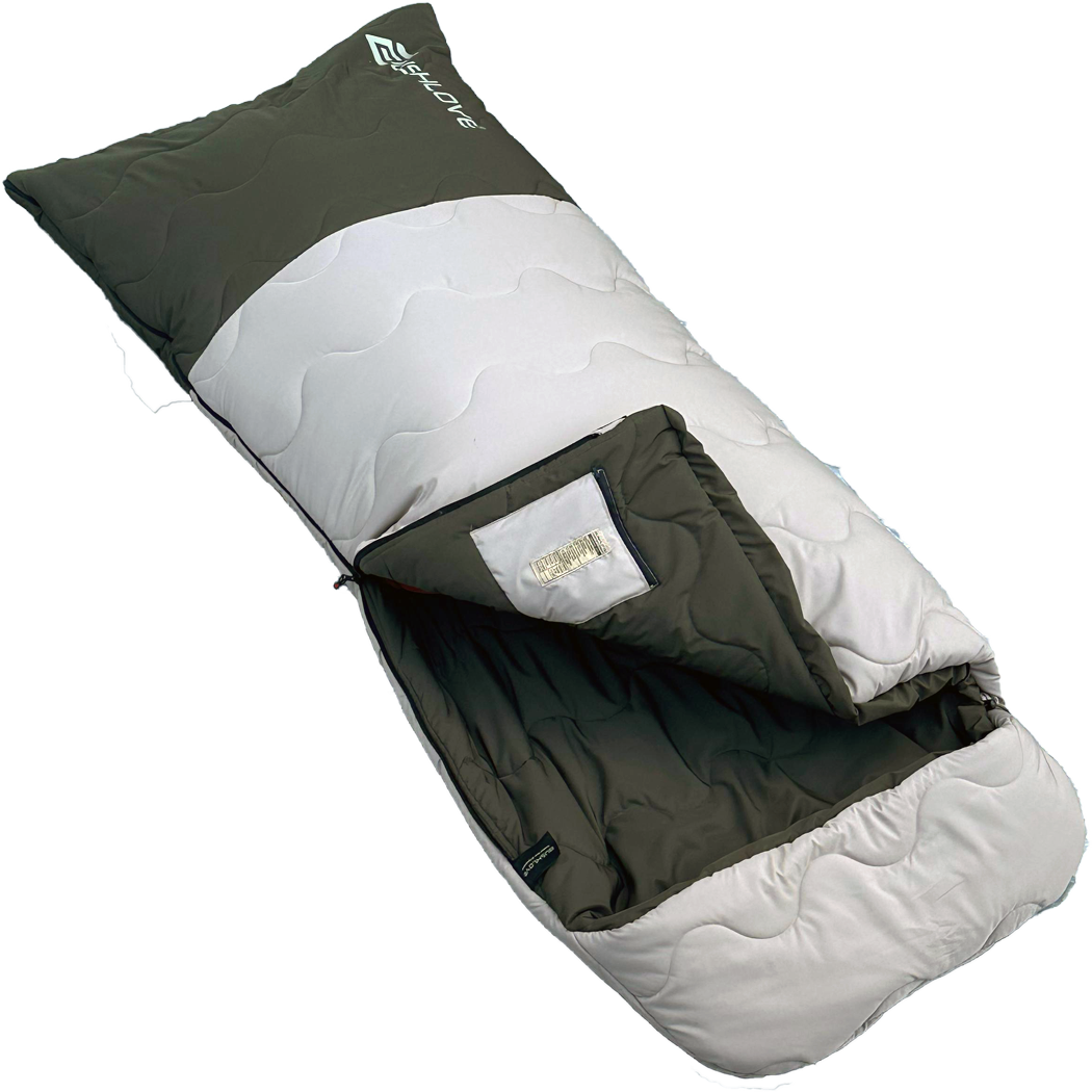Bushlove Canyon -20 Derece XXL Geniş Uyku Tulumu Bej Haki