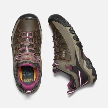 Keen Targhee III KeenDryGtx Su Geçirmez Deri Kadın Ayakkabı Weiss/Boysenberry 1018177