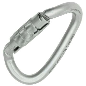 Kong Ovalone DNA Twist Lock 40KN Karbon Çelik Oval Karabina Lunar White EN 362/M 414LH0999KK