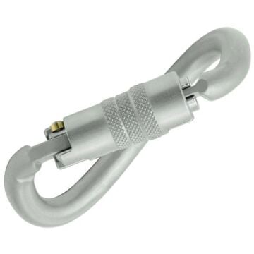 Kong Ovalone DNA ANSI Twist Lock 40KN Karbon Çelik Oval Karabina Lunar White EN 362/M ANSI Z359.12 414LI0999KK