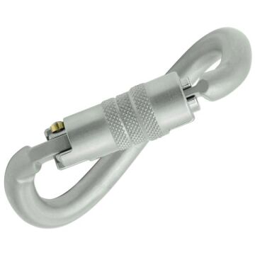 Kong Ovalone DNA ANSI Twist Lock 40KN Karbon Çelik Oval Karabina Lunar White EN 362/M ANSI Z359.12 414LI0999KK