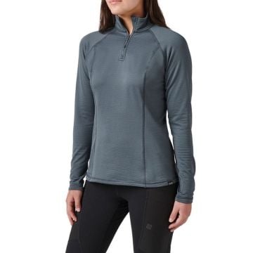 5.11 Stratos 1/4 Zip Turbulence Gri Bayan Shirt
