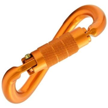 Kong Ovalone DNA Alu Twist Lock Turuncu Twist Lock Otomatik Kilitli Alüminyum Oval Karabina EN 362/B EN 12275/B UIAA 714LG0OOOKK