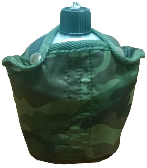 Square Bushcraft 930cv Taşlı Matara(kamuflaj Kılıflı)