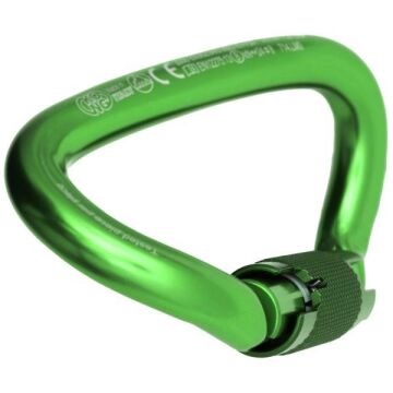 Kong Ovalone DNA Alu Auto Block Yeşil Auto Block Otomatik 3 Kilitli Alüminyum Oval Karabina EN 362/B EN 12275/B UIAA 714LM0GGGKK