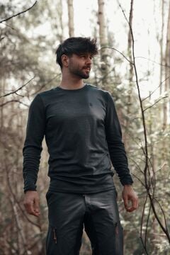 Skylotec Cozy LS Men BE-480-000-007 Erkek Uzun Kollu Yün Karışımlı Üst