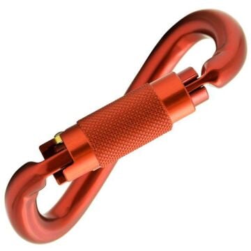 Kong Ovalone DNA Alu Auto Block Kırmızı Auto Block Otomatik 3 Kilitli Alüminyum Oval Karabina EN 362/B EN 12275/B UIAA 714LM0RRRKK