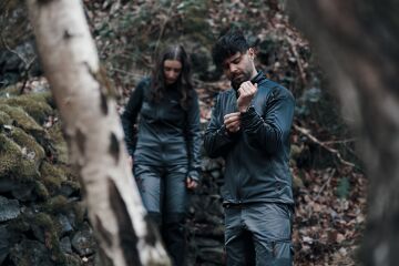 Skylotec Fleecejacket Men BE-483-000-008 Siyah Rüzgar Geçirmez Su İtici Erkek Fleece Ceket 3XL