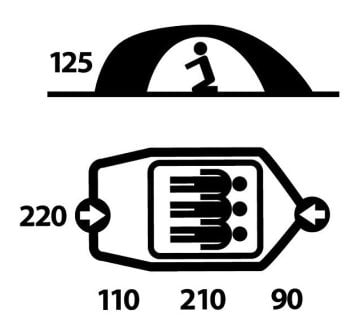 Husky Bizon 3 Plus Yeşil 3 Kişilik Çadır Çift Girişli