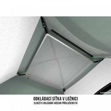 Husky Bizon 3 Plus Yeşil 3 Kişilik Çadır Çift Girişli