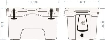 IcePeak Aden Plus Buzluk 45 Litre