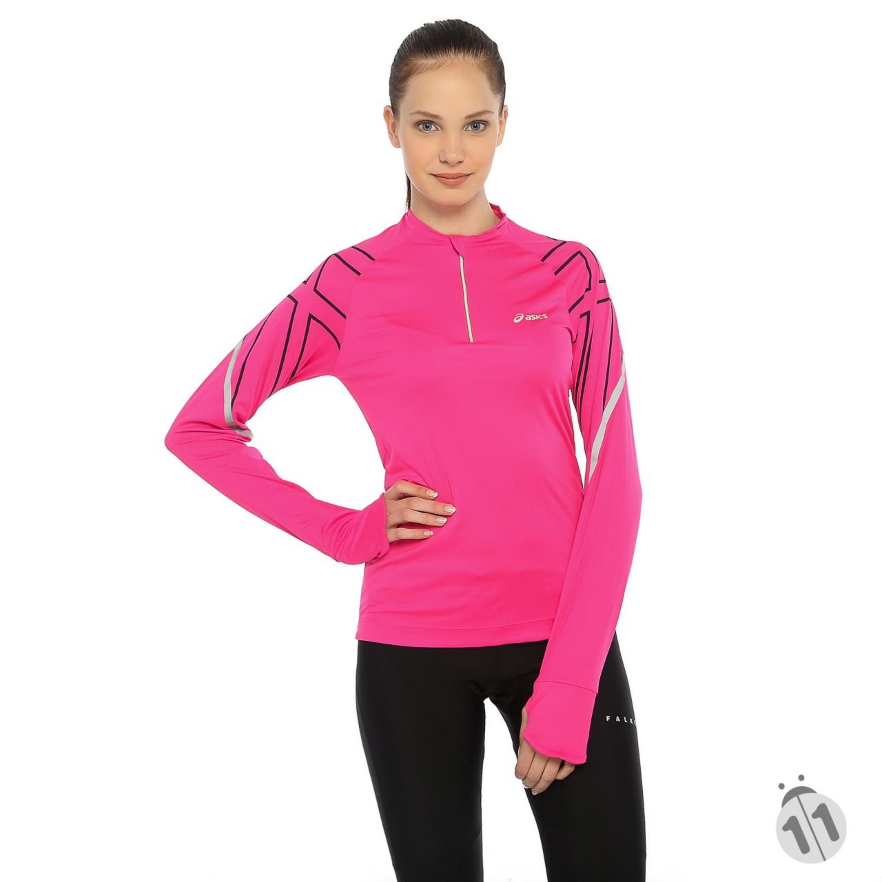 Asics DuoTech Performans DryActive Bayan Pembe Uzun Kollu Sporcu Body