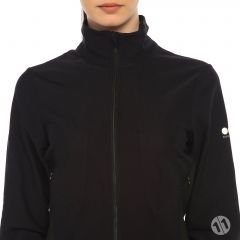 Gore-Tex Bayan Siyah Uzun Kollu Windstopper Ipod Cepli ProDryFit Outdoor, Koşu, Fitness Tişört
