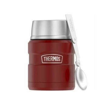 Thermos SK3000 Stainless King Yemek Termosu 0,47L Matte Rustic Red 075126 Termos