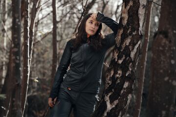 Skylotec Fleecejacket Women BE-475-000-002 Siyah Rüzgar Geçirmez Su İtici Kadın Fleece Ceket XS