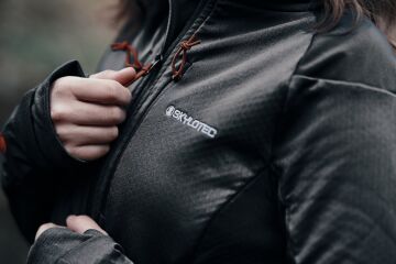 Skylotec Fleecejacket Women BE-475-000-002 Siyah Rüzgar Geçirmez Su İtici Kadın Fleece Ceket XS