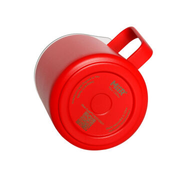 PAJAK Camp Mug Kırmızı 350 ML Thermo 3D Paslanmaz Çelik Termal Kamp Kupası