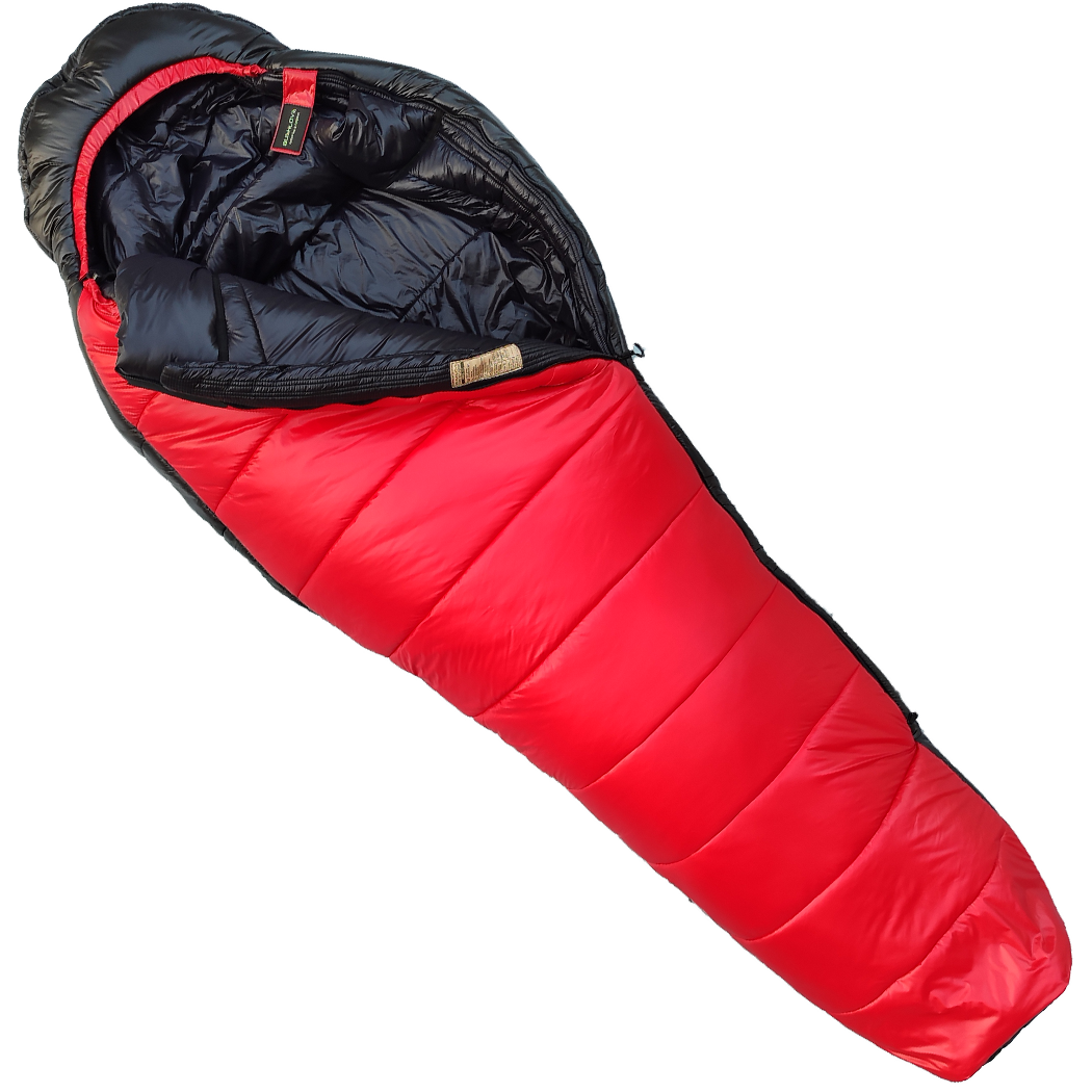 Bushlove Nanga -32 Derece Ultralight Kırmızı-Siyah Uyku Tulumu