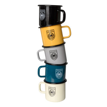 PAJAK Enamel Mug Teal 162 Gr Emaye Çelik Outdoor Kamp Kupası